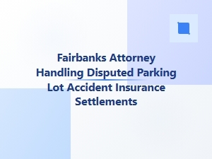 Fairbanks Attorney Resolves Disputed Parking Lot Accident Claims
